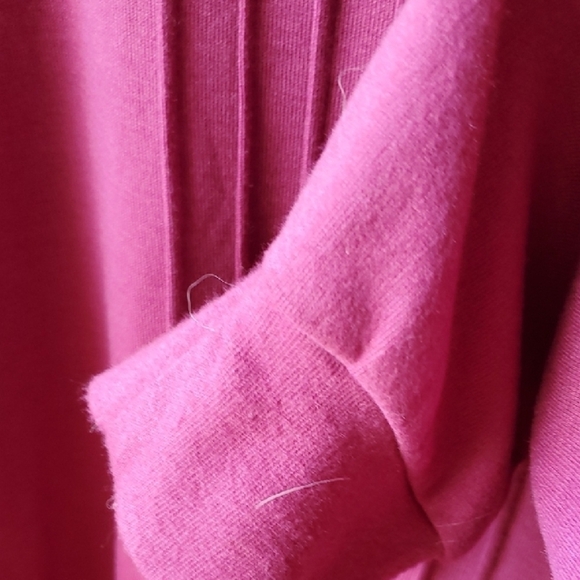 Fantaslook Nwt Chic Pink Long Sleeve Pleated Blouse - Picture 7 of 10